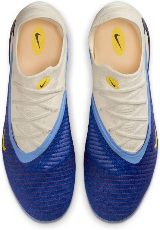 Nike Phantom 6 Low Elite voetbalschoenen (stevige ondergrond) Blauw