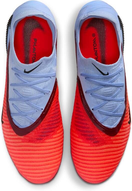 Nike Phantom 6 Low Elite voetbalschoenen (stevige ondergrond) Blauw