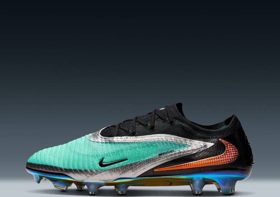Nike Phantom 6 Low Elite voetbalschoenen (stevige ondergrond) Grijs