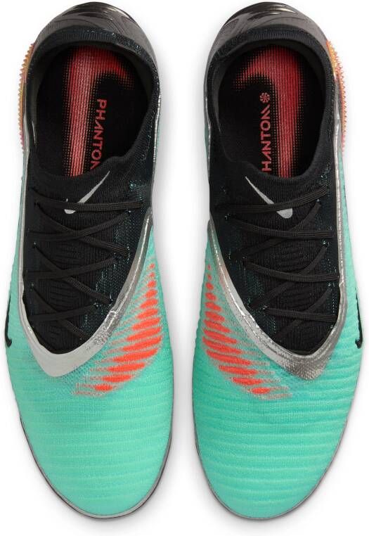 Nike Phantom 6 Low Elite voetbalschoenen (stevige ondergrond) Grijs