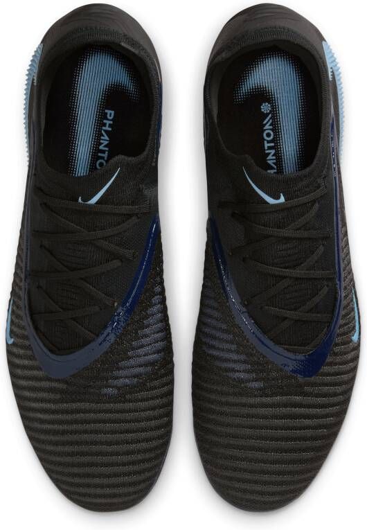 Nike Phantom 6 Low Elite voetbalschoenen (stevige ondergrond) Zwart
