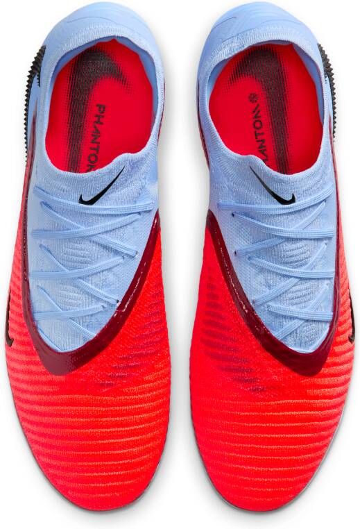 Nike Phantom 6 Low Elite voetbalschoenen (zachte ondergrond) Blauw - Foto 4