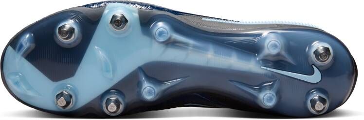 Nike Phantom 6 Low Elite voetbalschoenen (zachte ondergrond) Zwart