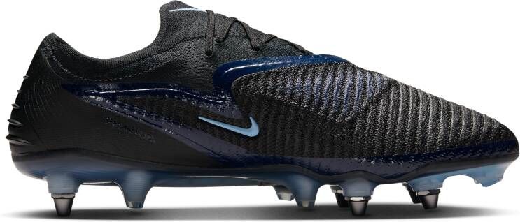 Nike Phantom 6 Low Elite voetbalschoenen (zachte ondergrond) Zwart