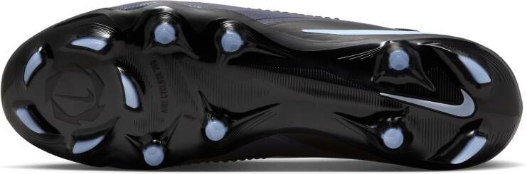 Nike Phantom 6 Low Pro voetbalschoenen (stevige ondergrond) Zwart