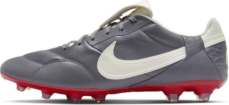 Nike Premier 3 low top voetbalschoenen (stevige ondergrond) Grijs