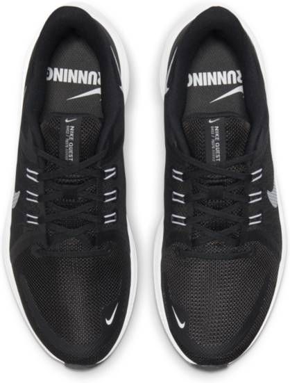 Nike Quest 4 Hardloopschoenen voor dames(straat) Zwart