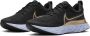 Nike React Infinity Run Flyknit 2 Hardloopschoenen voor dames(straat) Black Ghost Dark Smoke Grey Metallic Gold Dames - Thumbnail 3