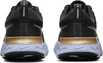 Nike React Infinity Run Flyknit 2 Hardloopschoenen voor dames(straat) Zwart