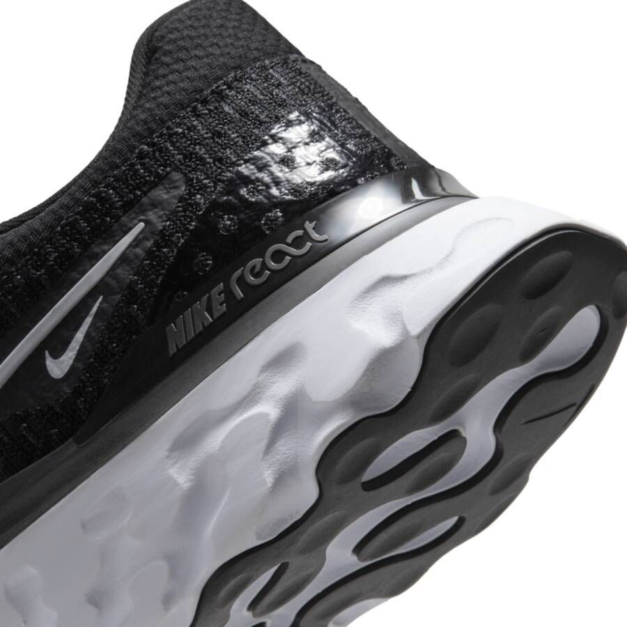 Nike React Infinity Run Flyknit 3 Hardloopschoenen voor heren (straat) Zwart