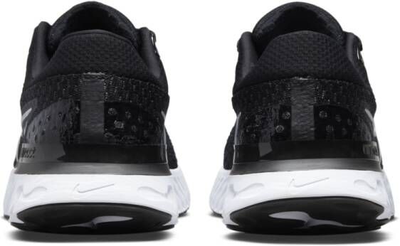 Nike React Infinity Run Flyknit 3 Hardloopschoenen voor heren (straat) Zwart