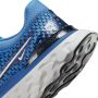 Nike React Infinity Run Flyknit 3 Hardloopschoenen voor heren(straat) Dutch Blue Black Blue Glow Phantom Heren - Thumbnail 4