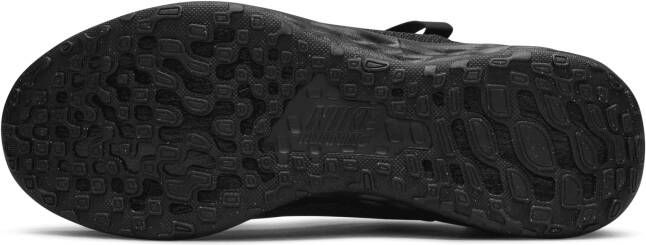 Nike Revolution 6 FlyEase Eenvoudig aan en uit te trekken hardloopschoenen voor kids (straat) Zwart