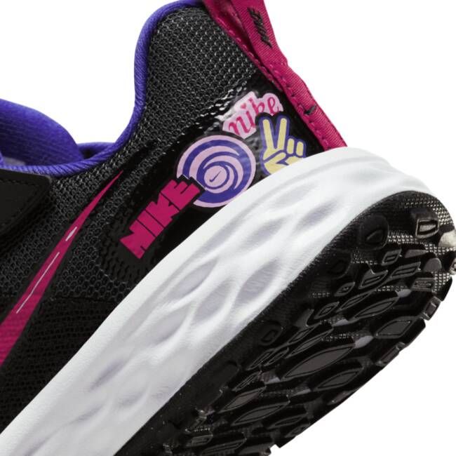 Nike Revolution 6 SE Kleuterschoen Zwart