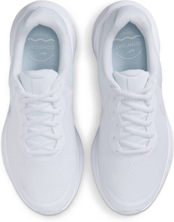 Nike Revolution 7 hardloopschoenen voor dames (straat) Wit