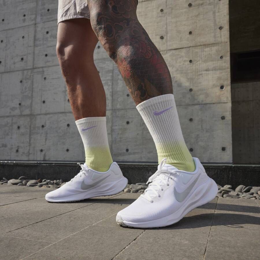 Nike Revolution 7 hardloopschoenen voor heren (straat) Wit