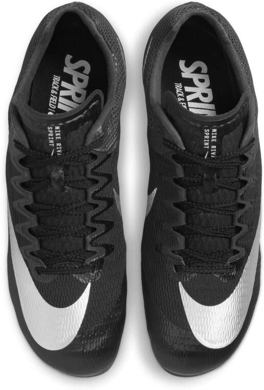 Nike Rival Sprint Track and Field sprinting spikes Zwart