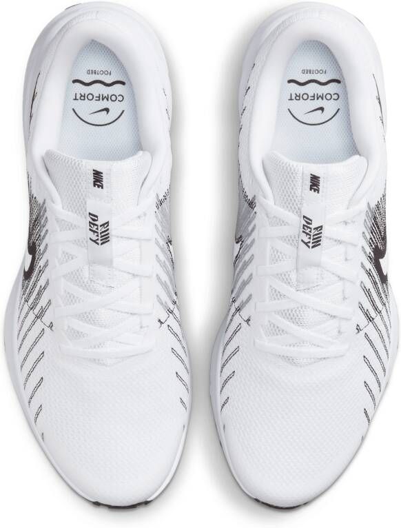 Nike Run Defy hardloopschoenen voor heren (straat) Wit