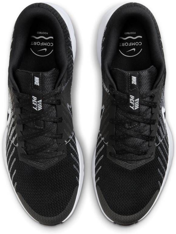 Nike Run Defy hardloopschoenen voor heren (straat) Zwart
