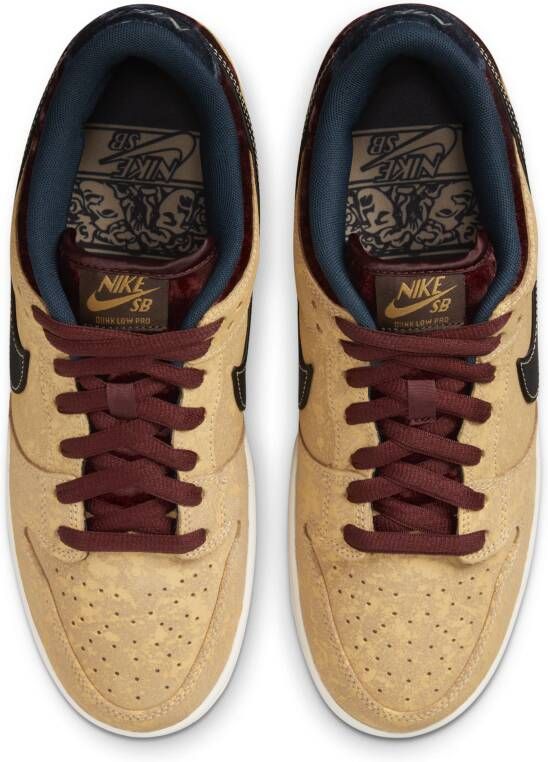 Nike SB Dunk Low Pro Skateschoenen Bruin - Foto 4