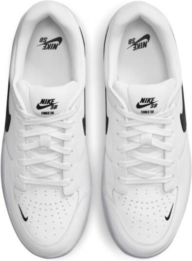 Nike SB Force 58 Premium Skateschoen Wit