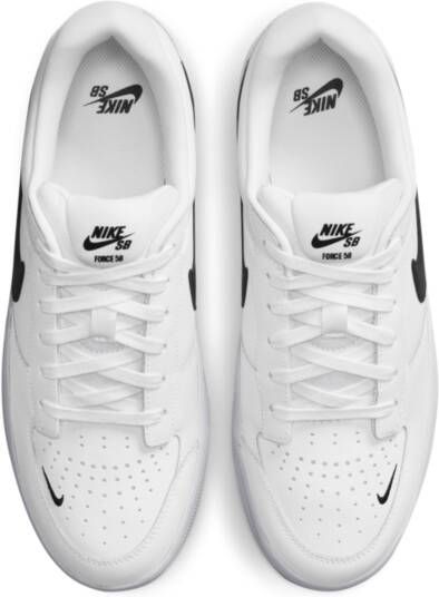 Nike SB Force 58 Premium Skateschoenen wit - Foto 6