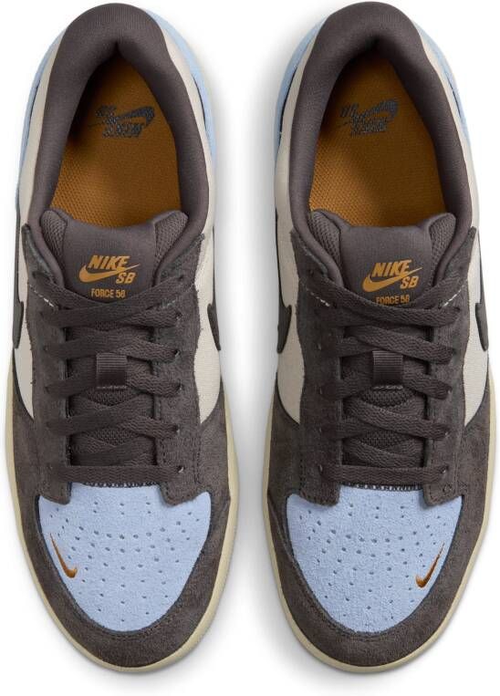 Nike SB Force 58 Skateschoenen Bruin