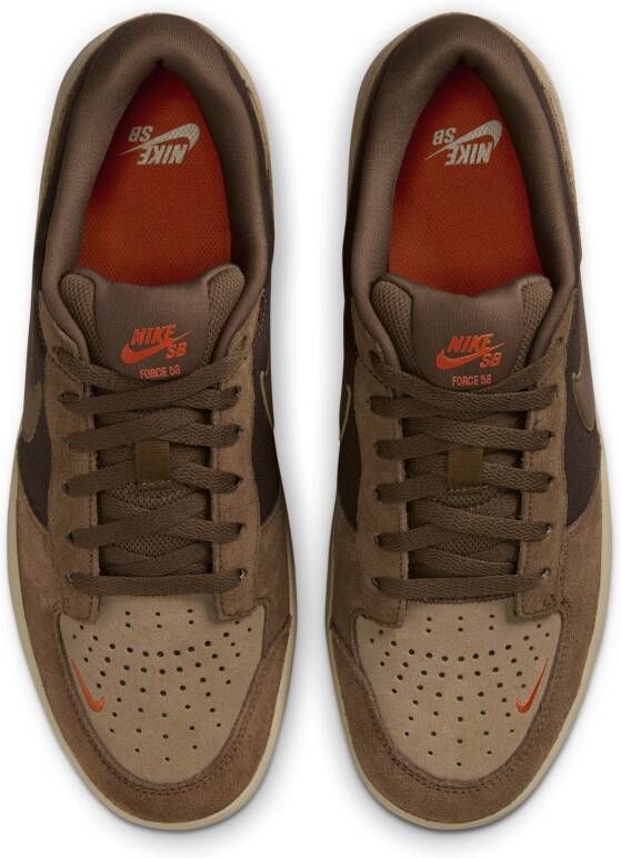 Nike SB Force 58 Skateschoenen Bruin