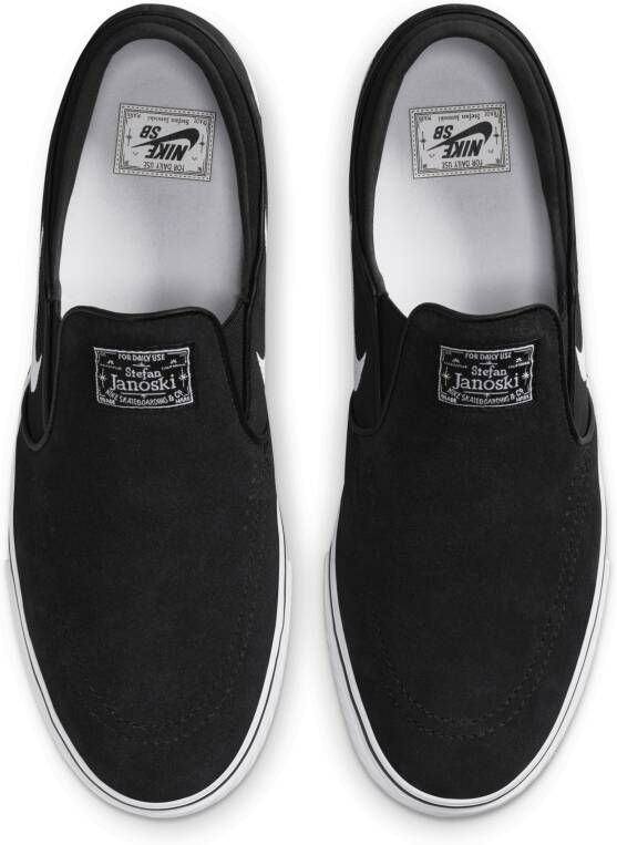 Nike SB Janoski+ Slip skateschoenen Zwart - Foto 5
