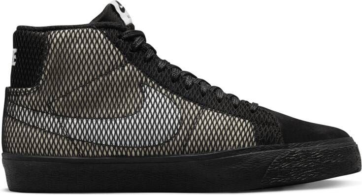 Nike Zoom Blazer Mid Premium Skate Schoenen zwart - Foto 4