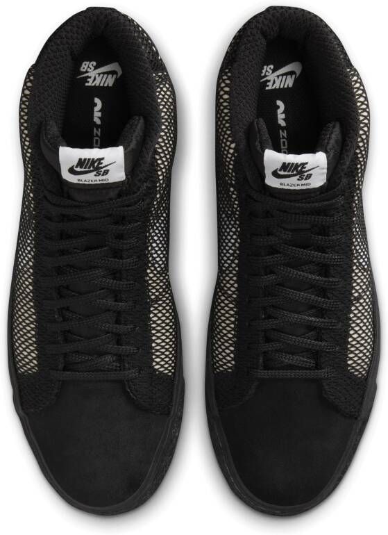 Nike Zoom Blazer Mid Premium Skate Schoenen zwart - Foto 5