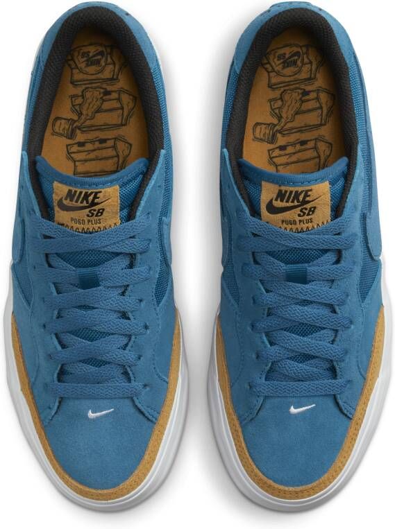 Nike SB Zoom Pogo Plus Premium Skateschoenen Blauw
