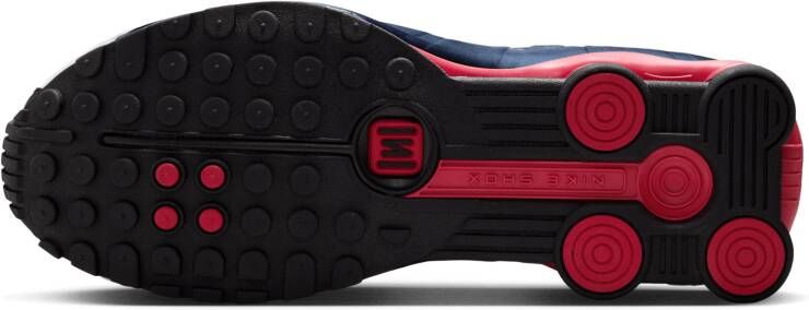 Nike Shox R4 herenschoenen Blauw