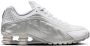 Nike Shox Heren Schoenen Wit Maat: 40.5 Mesh Synthetisch Foot Locker - Thumbnail 4