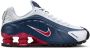 Nike Shox R4 kinderschoenen Blauw - Thumbnail 3
