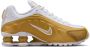 Nike Shox Unisex Schoenen Goud Maat: 35.5 Leer Foot Locker - Thumbnail 3