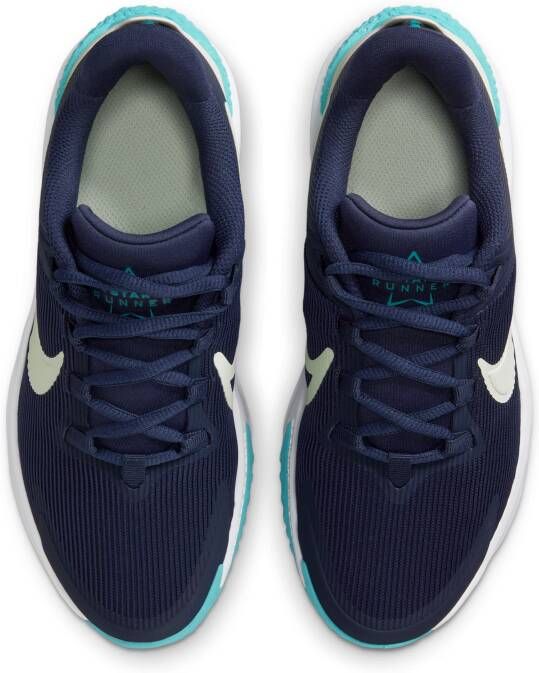Nike Star Runner 4 hardloopschoenen voor kids (straat) Blauw