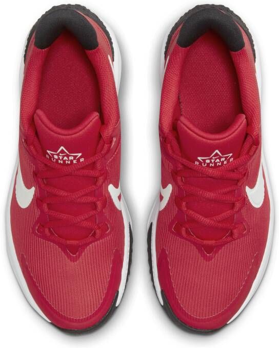 Nike Star Runner 4 hardloopschoenen voor kids (straat) Rood