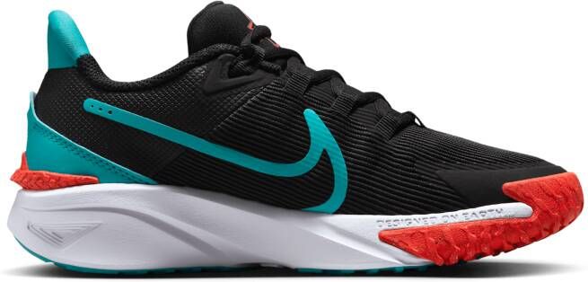 Nike Star Runner 4 hardloopschoenen voor kids (straat) Zwart