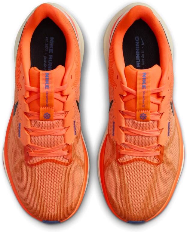 Nike Structure 25 hardloopschoenen voor heren (extra breed straat) Oranje - Foto 4