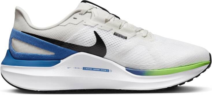 Nike Structure 25 hardloopschoenen voor heren (extra breed straat) Wit