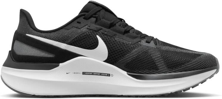 Nike Structure 25 hardloopschoenen voor heren (straat) Zwart