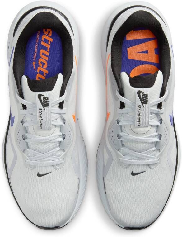 Nike Structure 26 hardloopschoenen voor heren (straat) Grijs