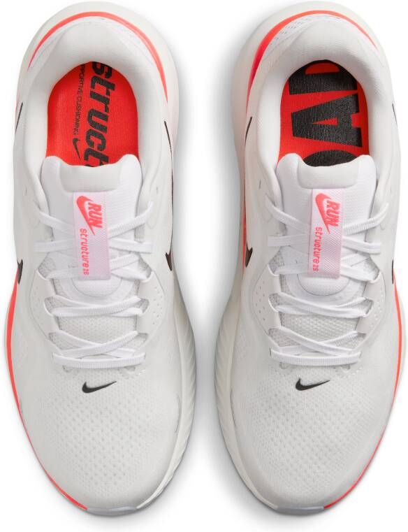 Nike Structure 26 hardloopschoenen voor heren (straat) Wit - Foto 5
