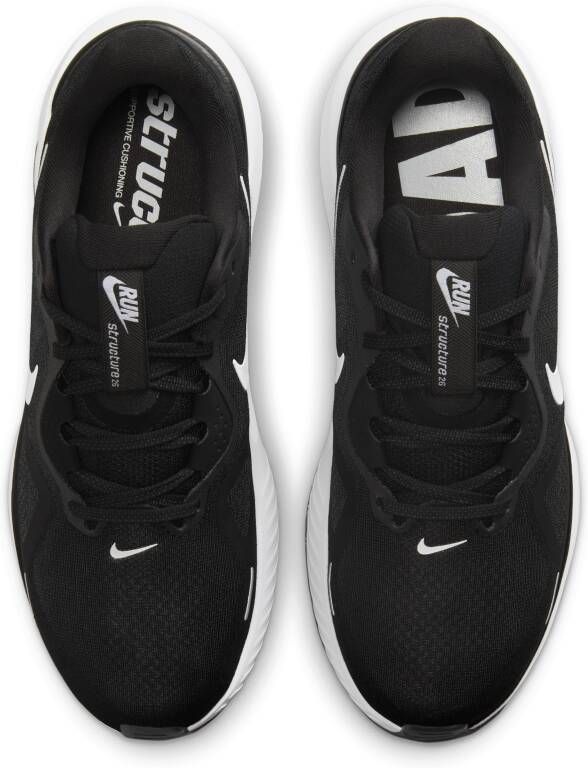 Nike Structure 26 hardloopschoenen voor heren (straat) Zwart