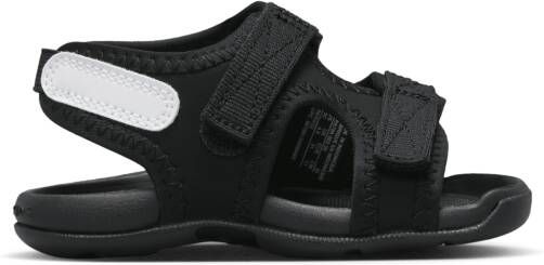 Nike Sunray Adjust 6 Slippers voor baby's peuters Zwart