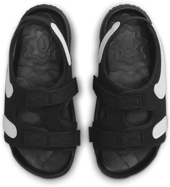 Nike Sunray Adjust 6 Slippers voor kleuters Zwart
