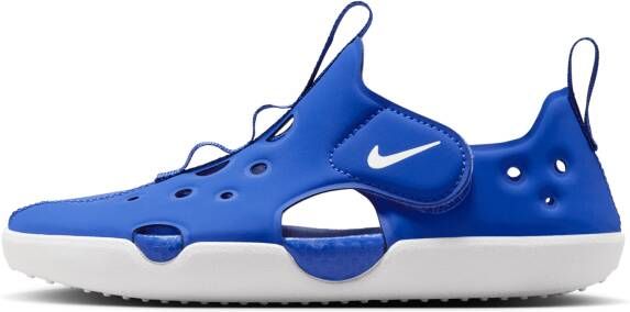 Nike Sunray Protect 4 Unisex Slippers en Sandalen Blauw Maat: 33.5 Mesh Synthetisch Foot Locker