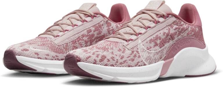 Nike SuperRep Go 3 Flyknit Next Nature Trainingsschoenen voor dames Roze