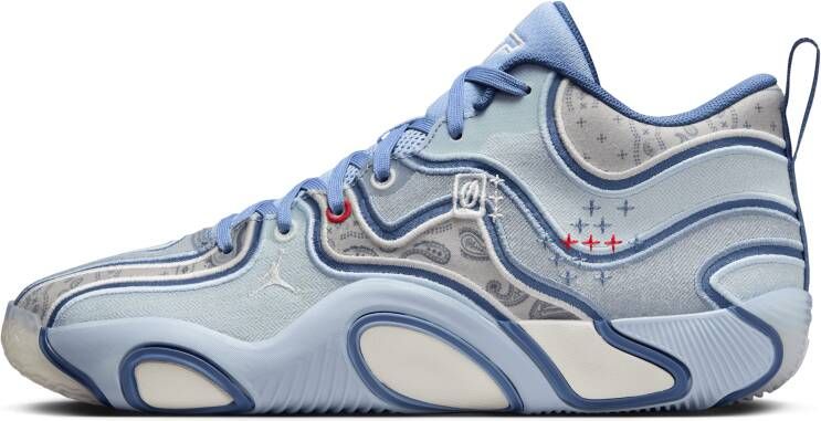 Jordan Tatum Heren Schoenen Blauw Maat: 42.5 Leer Foot Locker
